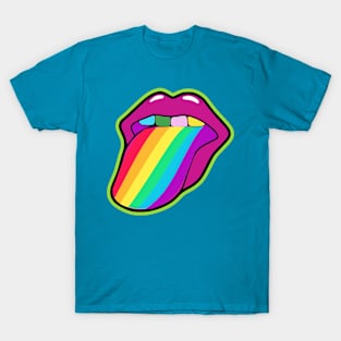 Rainbow mouth art T-Shirt